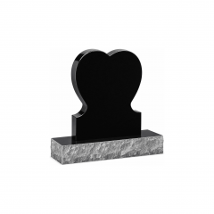 U211 Boon Design Upright Headstone 24"x6"x28" Top with 36"x12"x6" Base